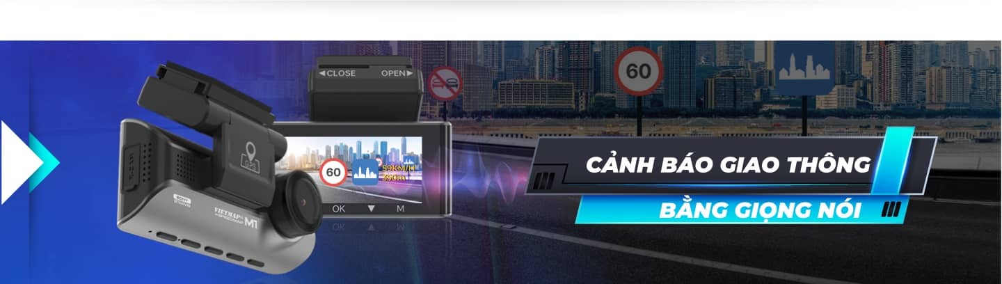 Camera Hành Trình VIETMAP SPEEDMAP M1 ( Full )
