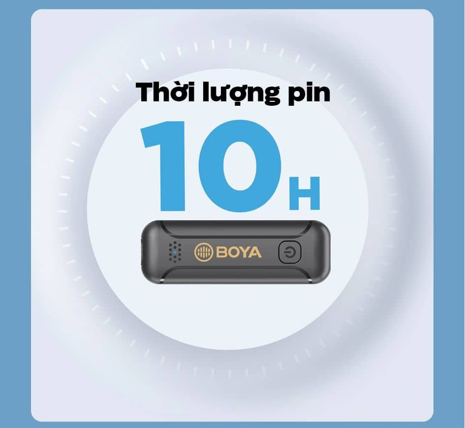 Microphone thu âm không dây Boya BY WM3T2-U - Chân Type-C