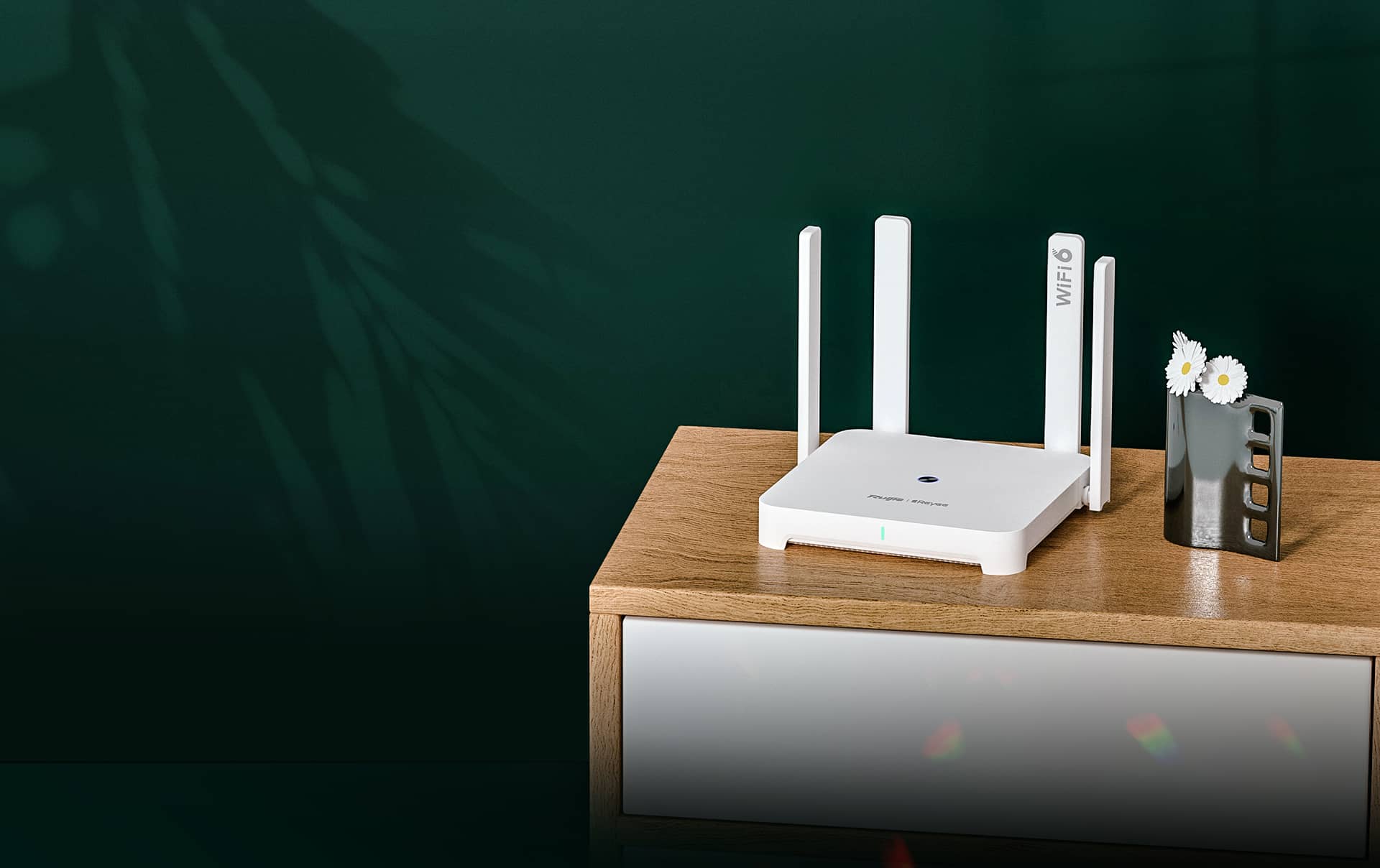 Bộ phát WiFi Ruijie RG-EW1800GX PRO (Wi-Fi 6 AX1800, Dual-band, Gigabit, Mesh)