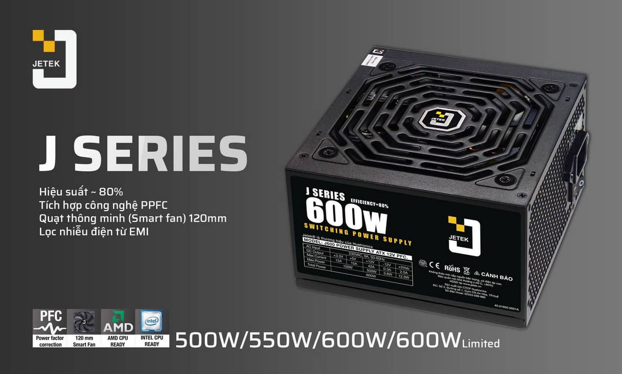 Nguồn Jetek 550 ELITE V2 - 550W ảnh 1