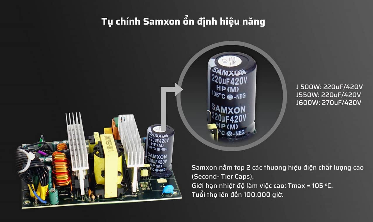 Nguồn Jetek 550 ELITE V2 - 550W ảnh 2