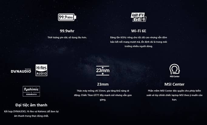 Laptop MSI Gaming GT77 HX Titan (13VI-077VN)