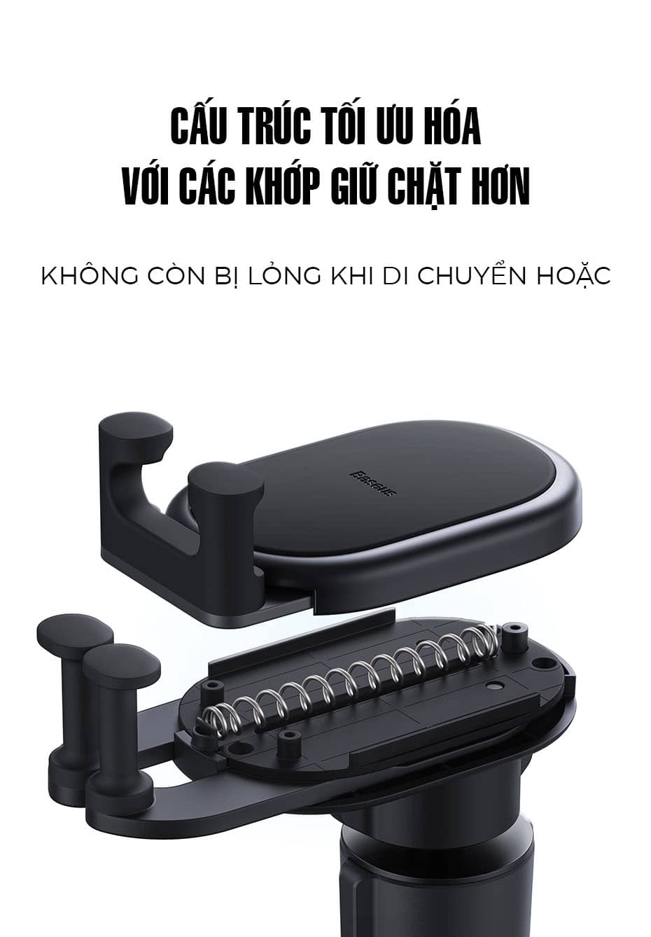 Giá đỡ điện thoại Baseus Stable Gravitational kẹp cửa gió ô tô