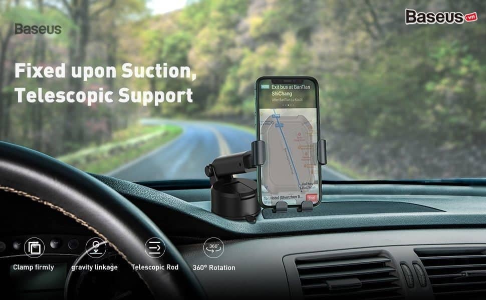 Giá đỡ điện thoại trên ô tô Baseus Tank Gravity