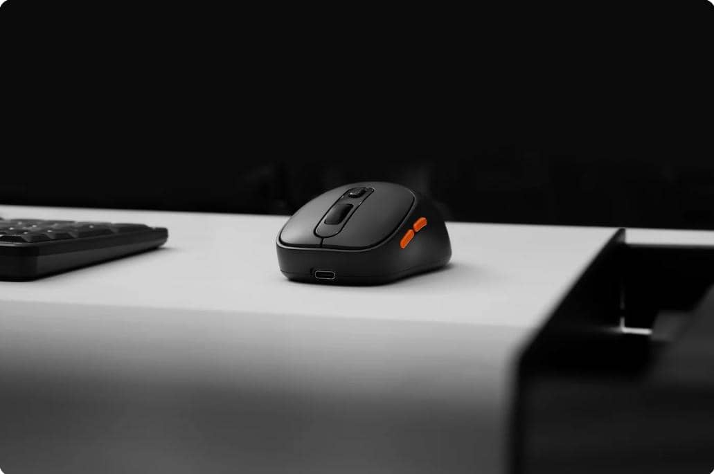 Chuột không dây HyperWork Silentium Mini HPW-MS01M-BLK Đen 6