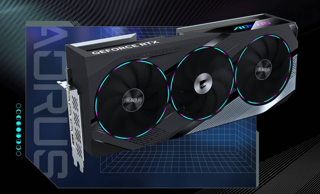 Card màn hình Gigabyte RTX 4070 Ti SUPER AORUS MASTER-16G (