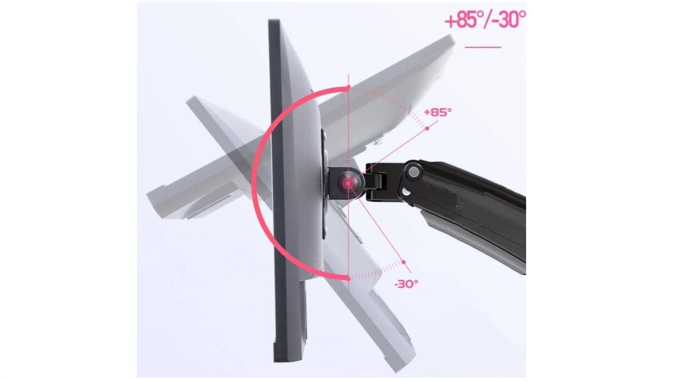 Giá treo màn máy tính North Bayou F195A (22-32 INCH) Màu Trắng 2