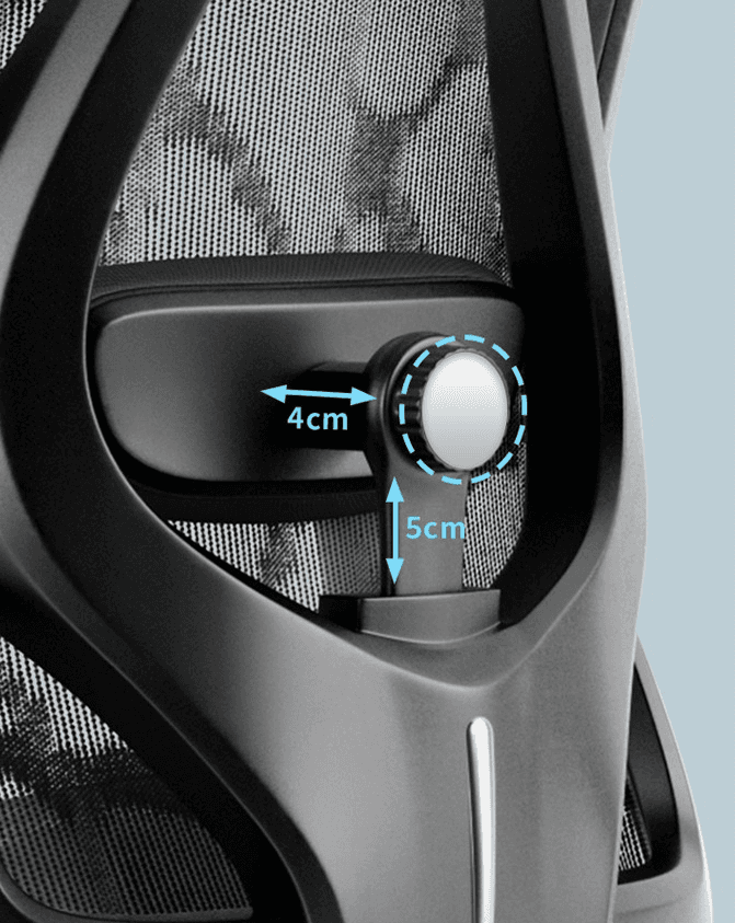 Ghế Công Thái Học Ergonomic Sihoo M57-N101 - Black Frame-Black Mesh 3