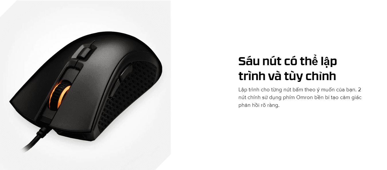 Chuột Gaming có dây HP HyperX Pulsefire PRO 4