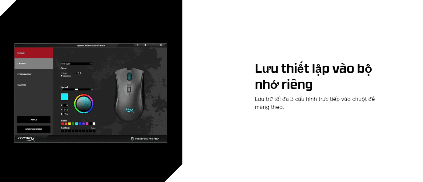 Chuột Gaming có dây HP HyperX Pulsefire PRO 6