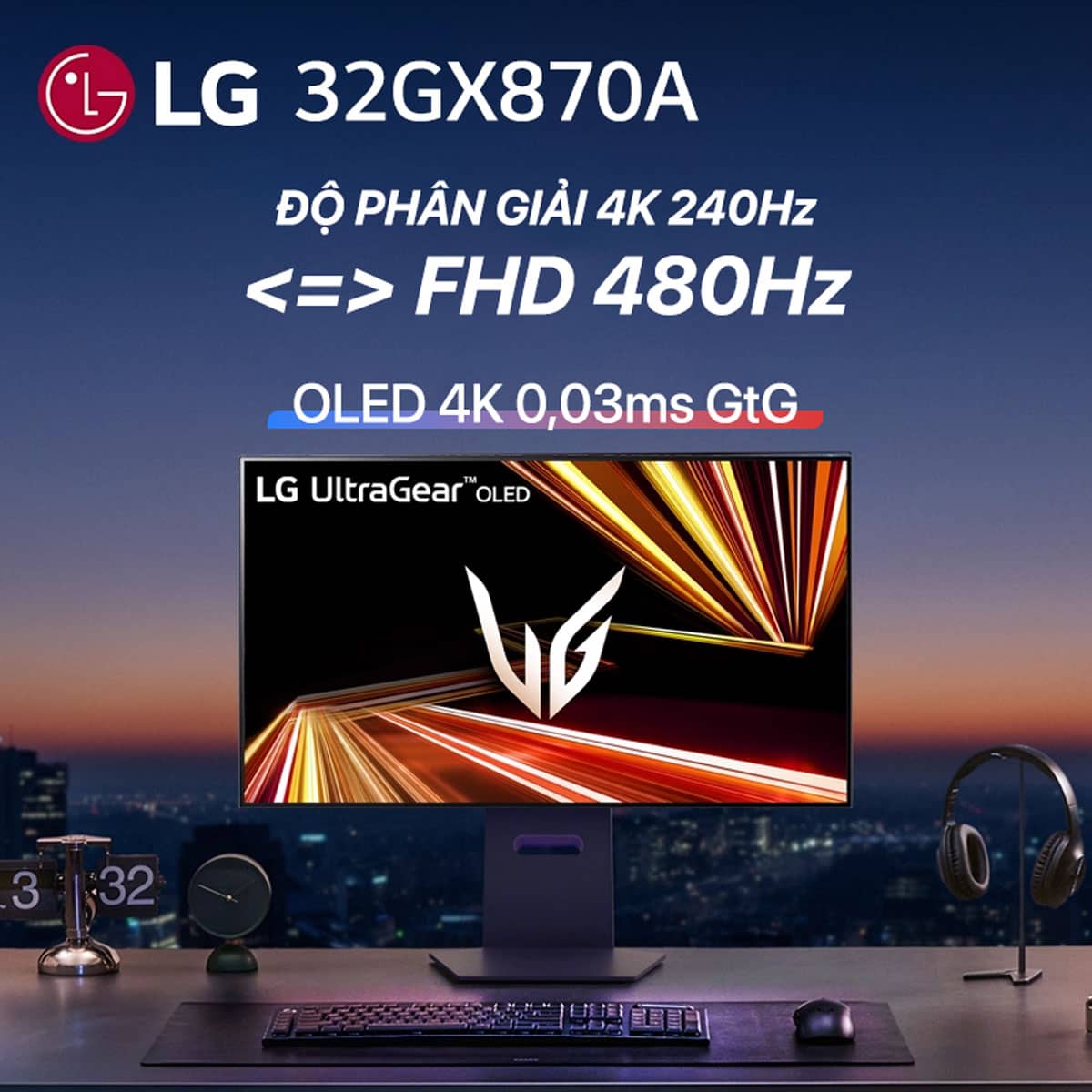 LG UltraGear OLED 32GX870A - HACOM