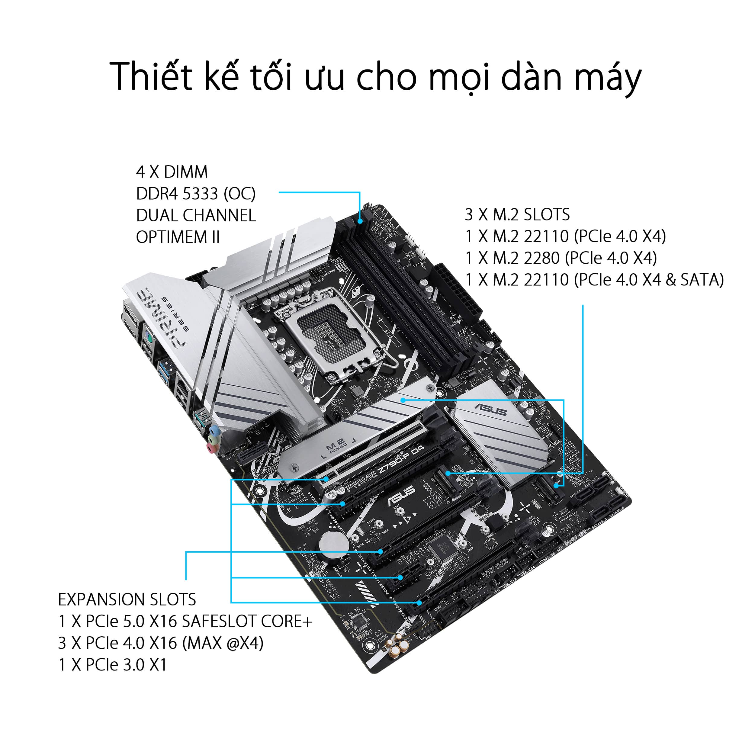 Mainboard ASUS PRIME Z790-P WIFI D4-CSM