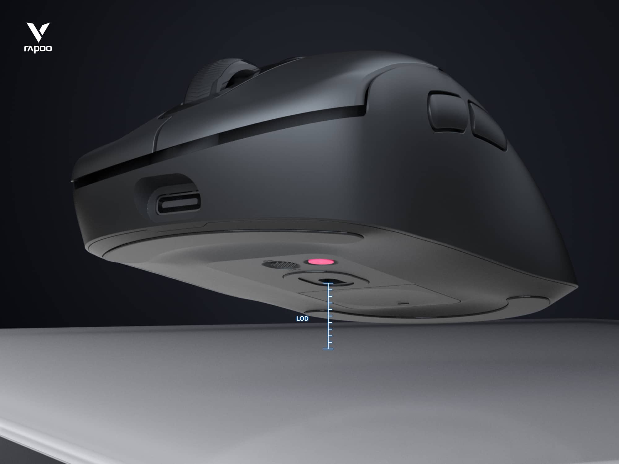 Chuột Gaming không dây Rapoo VT3 Pro Max (Wireless 2.4ghz/Trắng) 5