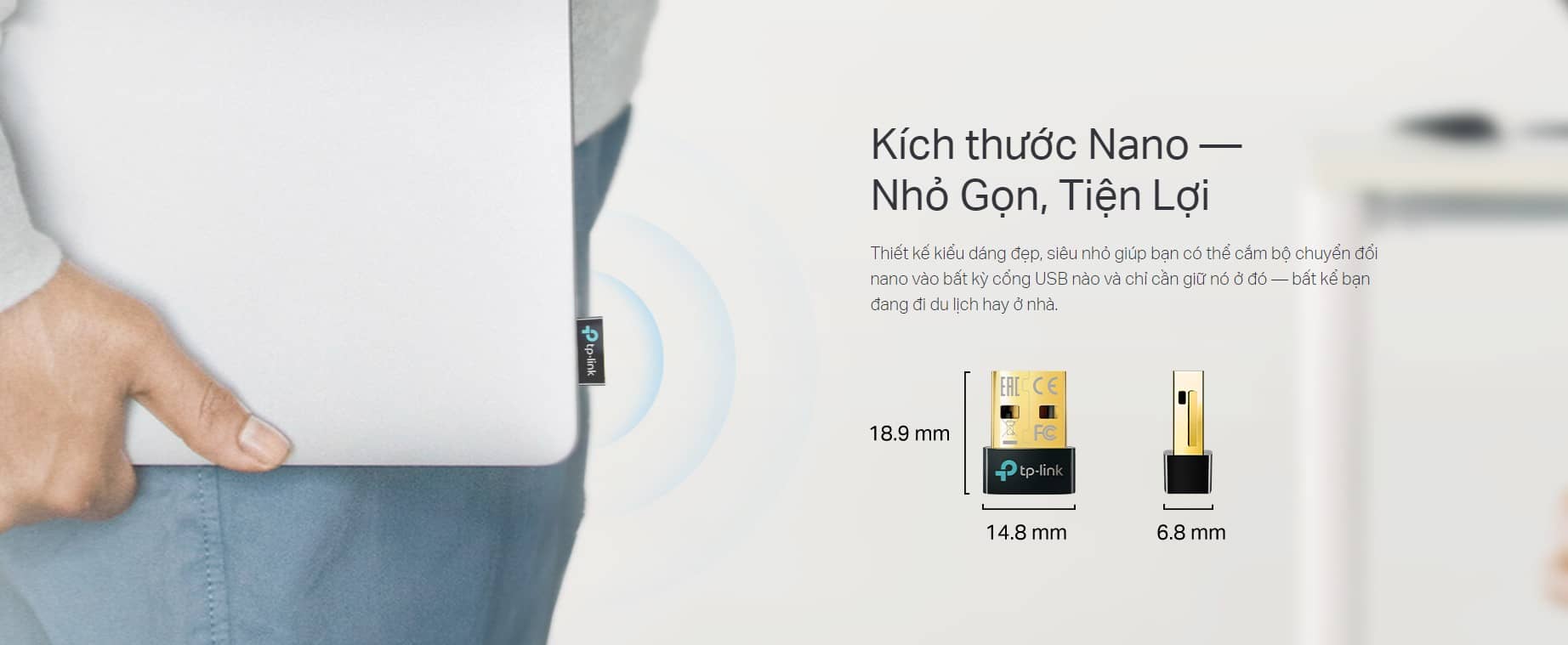 Thiết bị kết nối Bluetooth 5.0 TP-Link UB500