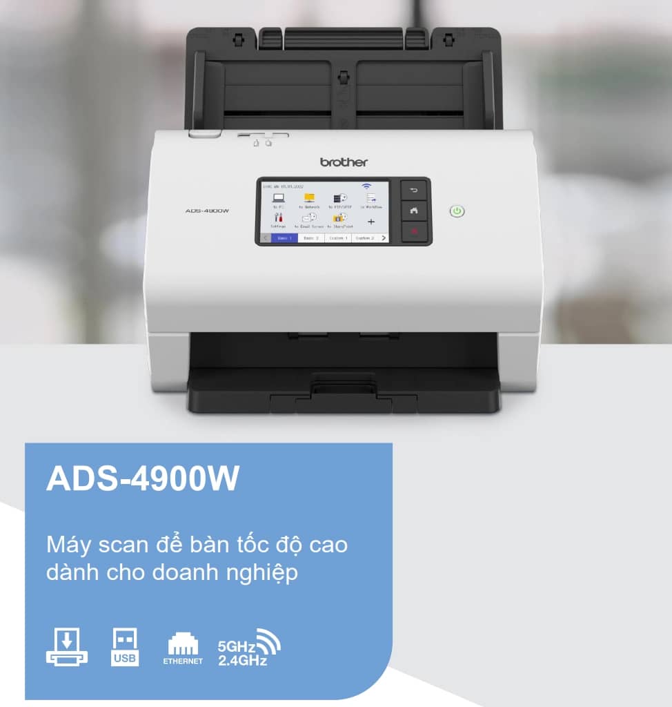 Máy quét Brother ADS-4900W ảnh 1