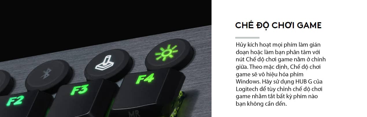 Bàn phím Logitech G913 TKL Lightspeed Wireless RGB Brown Tactile switch 9