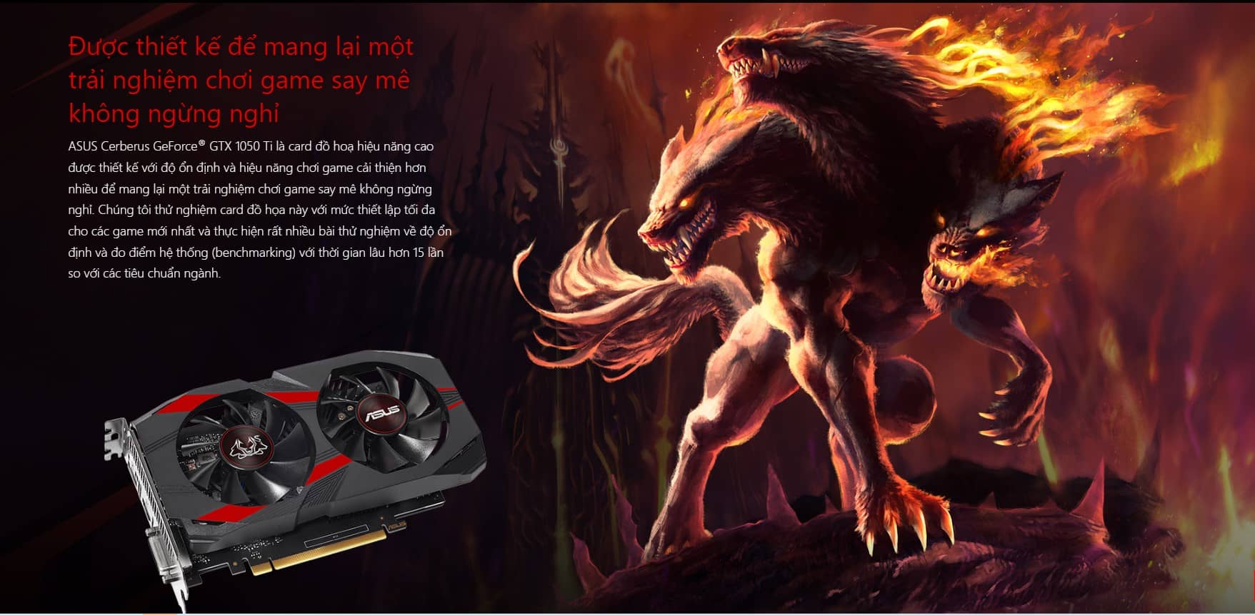 Card màn hình Asus CERBERUS-GTX1050TI-O4G