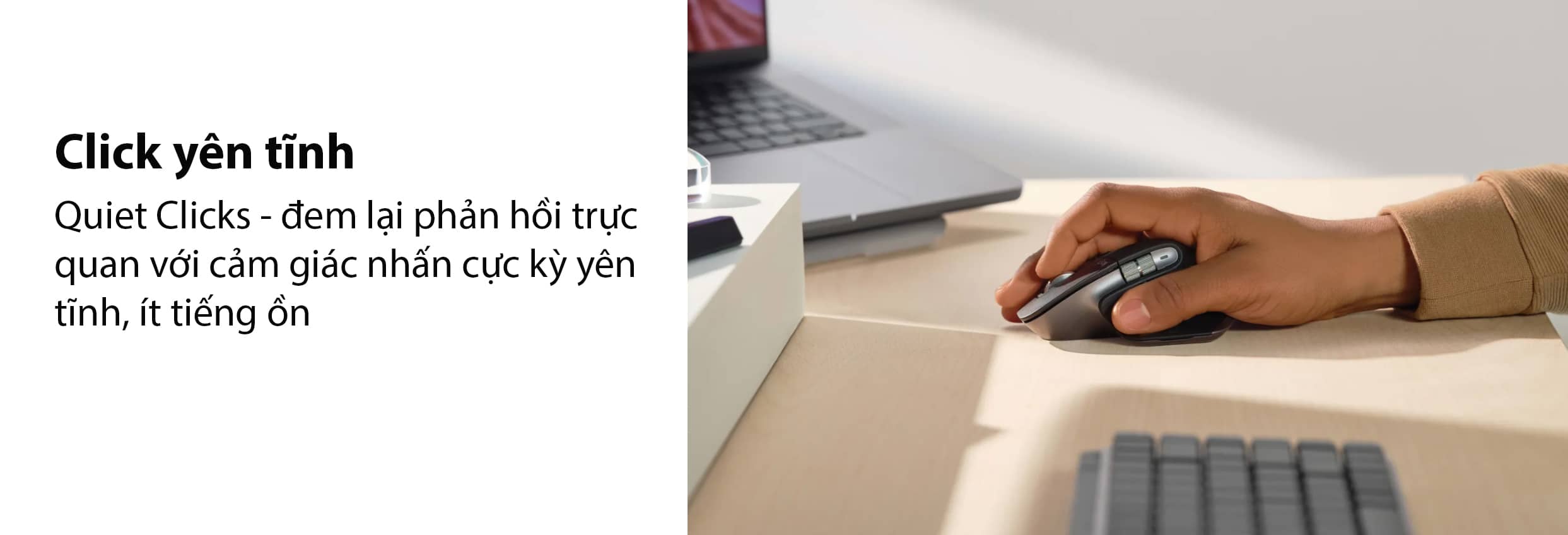 Chuột không dây Logitech MX Master 3S Graphite (USB/Bluetooth) (910-006561) 2