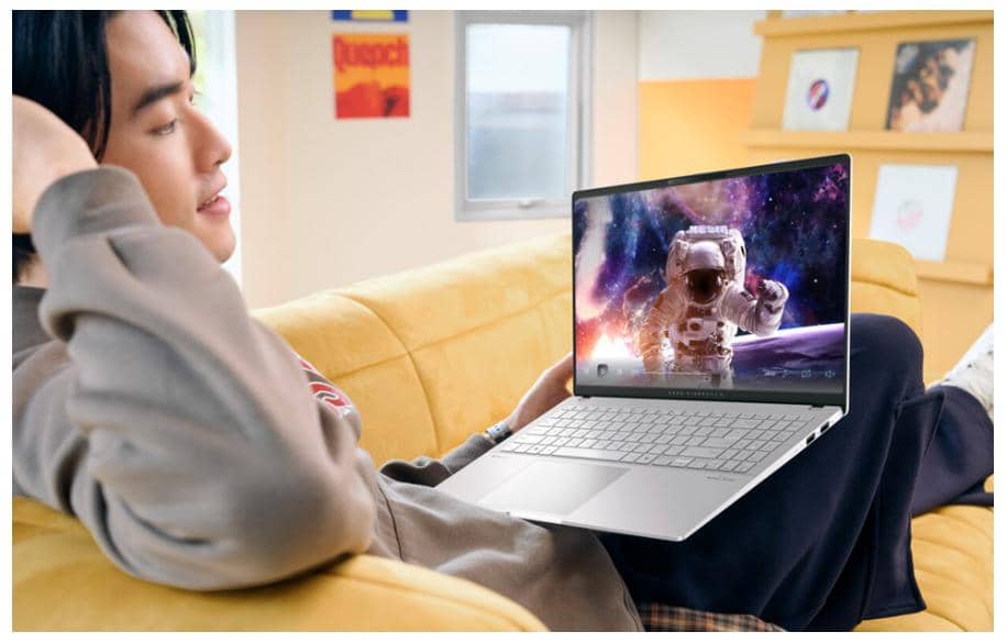 Laptop Asus VivoBook S15 S5507QA-MA089WS (Snapdragon X1E-78-100/32GB RAM/1TB SSD/15.6 3K Oled/Win11/Bạc) 5