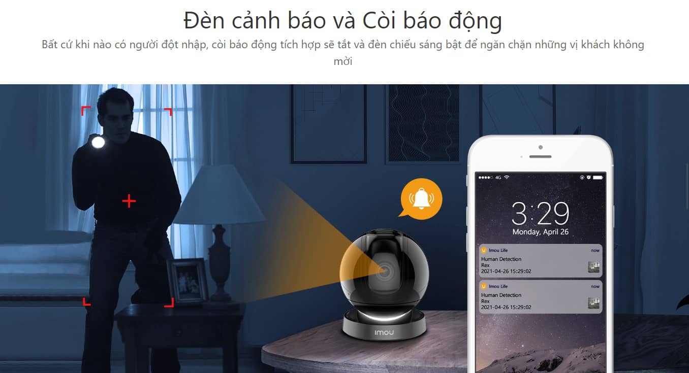 CAMERA IP WIFI IMOU REX IPC-A26LP-imou