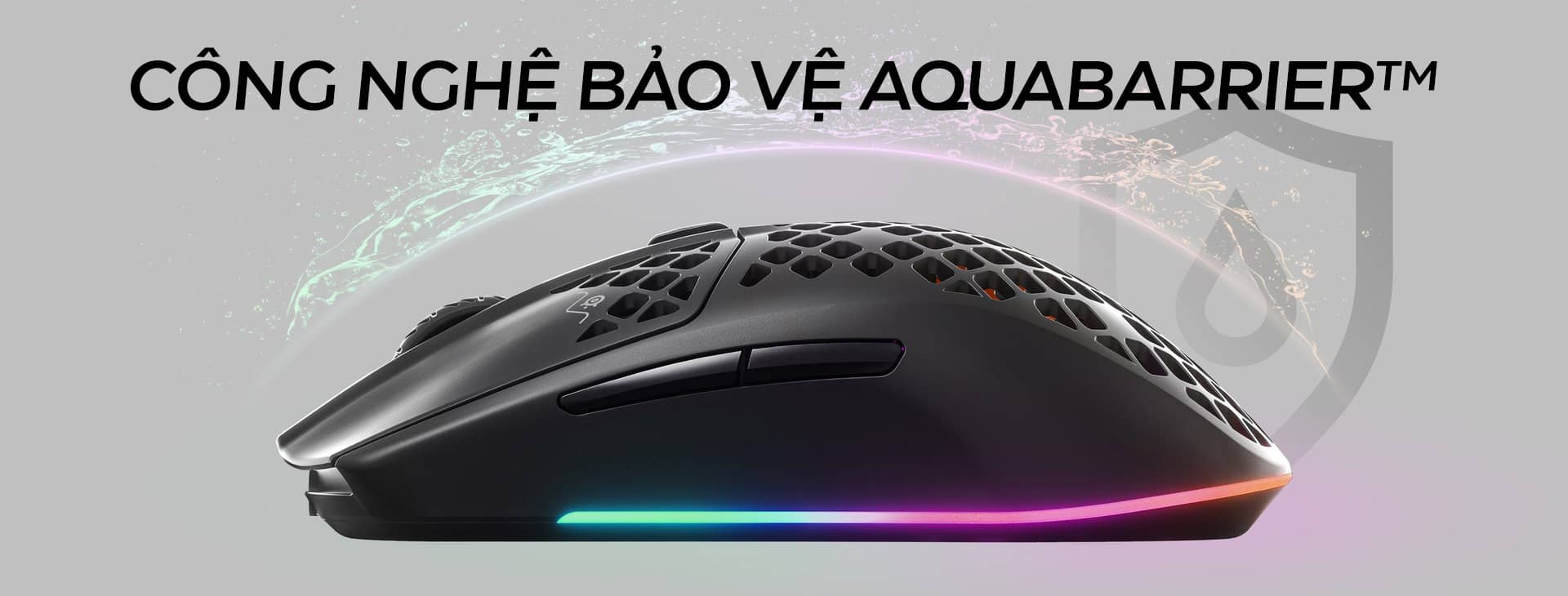 Chuột game không dây Steelseries Aerox 3 đen (USB/RGB) (62604) 4