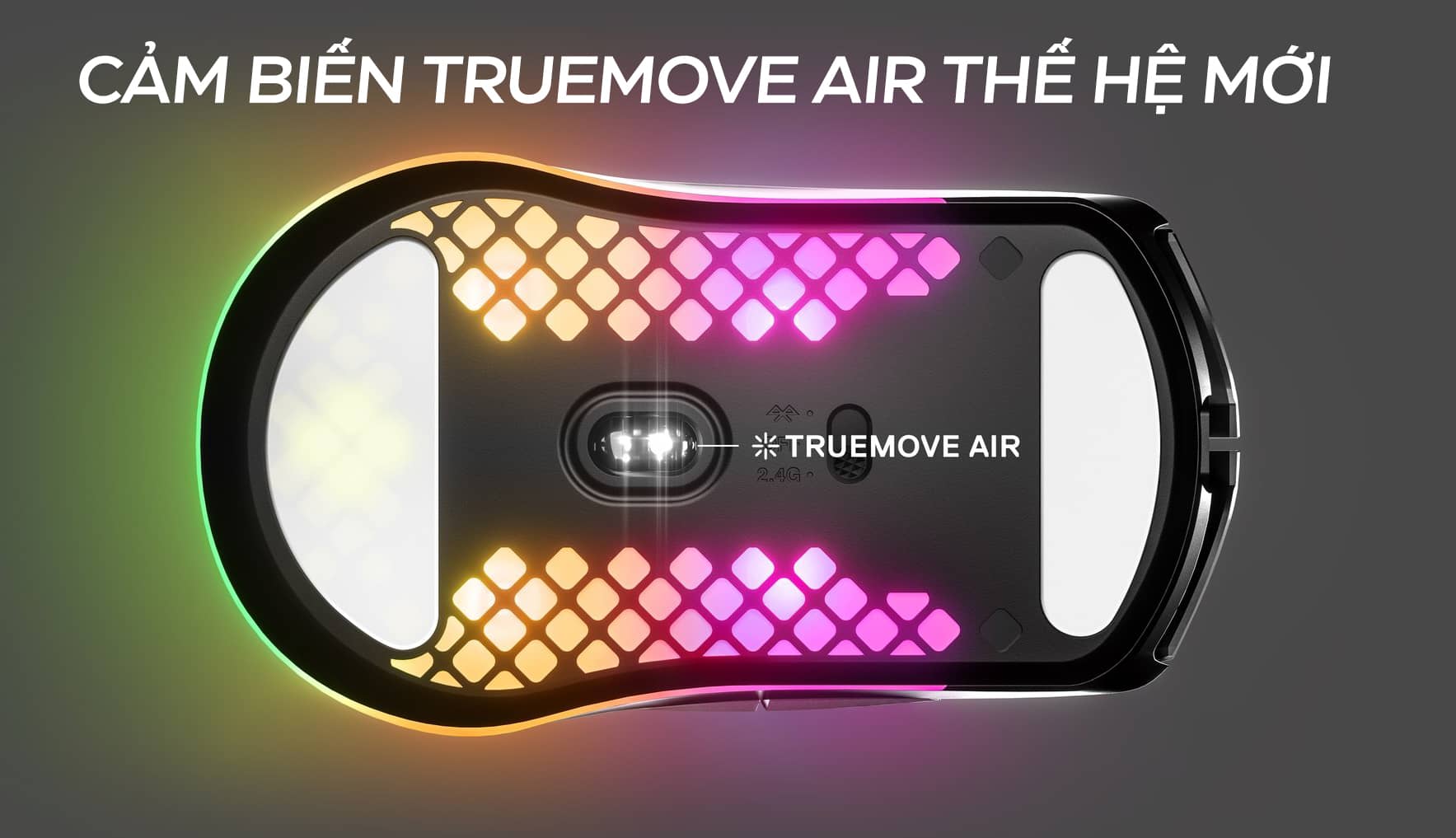 Chuột game không dây Steelseries Aerox 3 đen (USB/RGB) (62604) 6