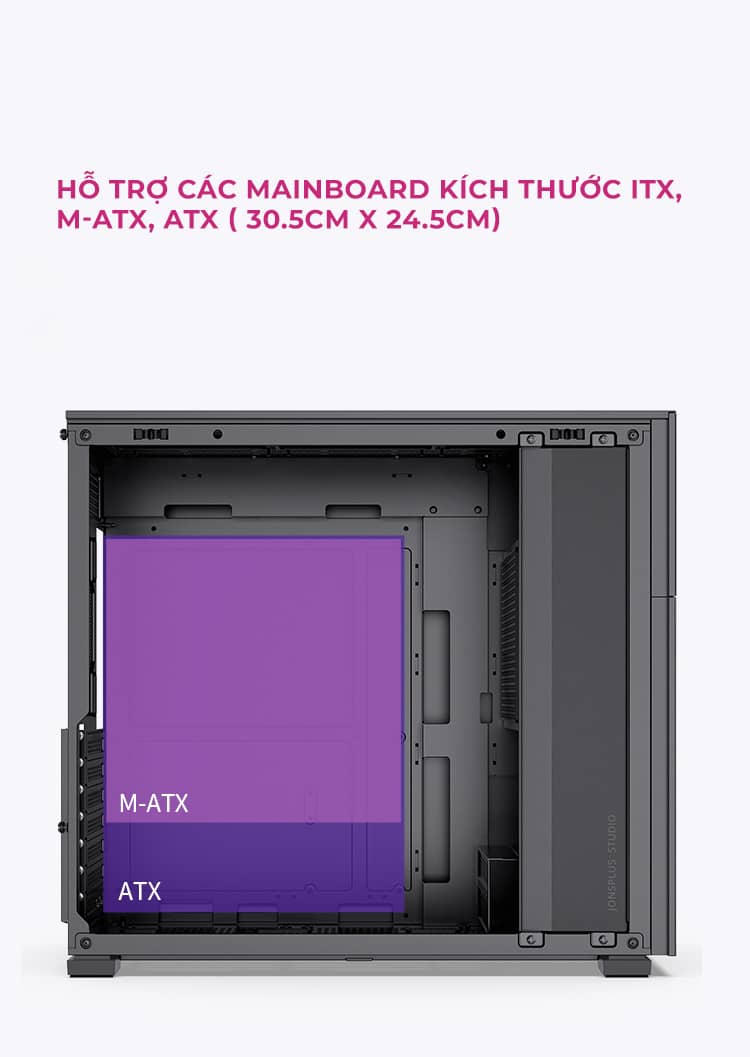 Vỏ case Jonsbo D41 STD White ( Mid Tower/Màu Trắng)