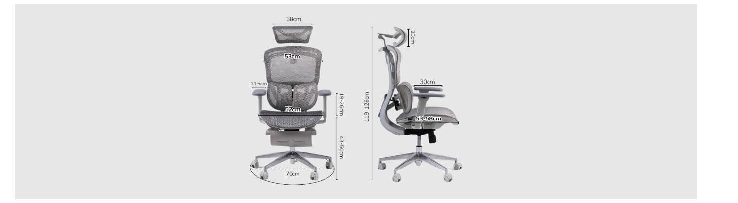 Ghế công thái học GAMI Crom Metal (Phiên bản lưng Carbon) 3
