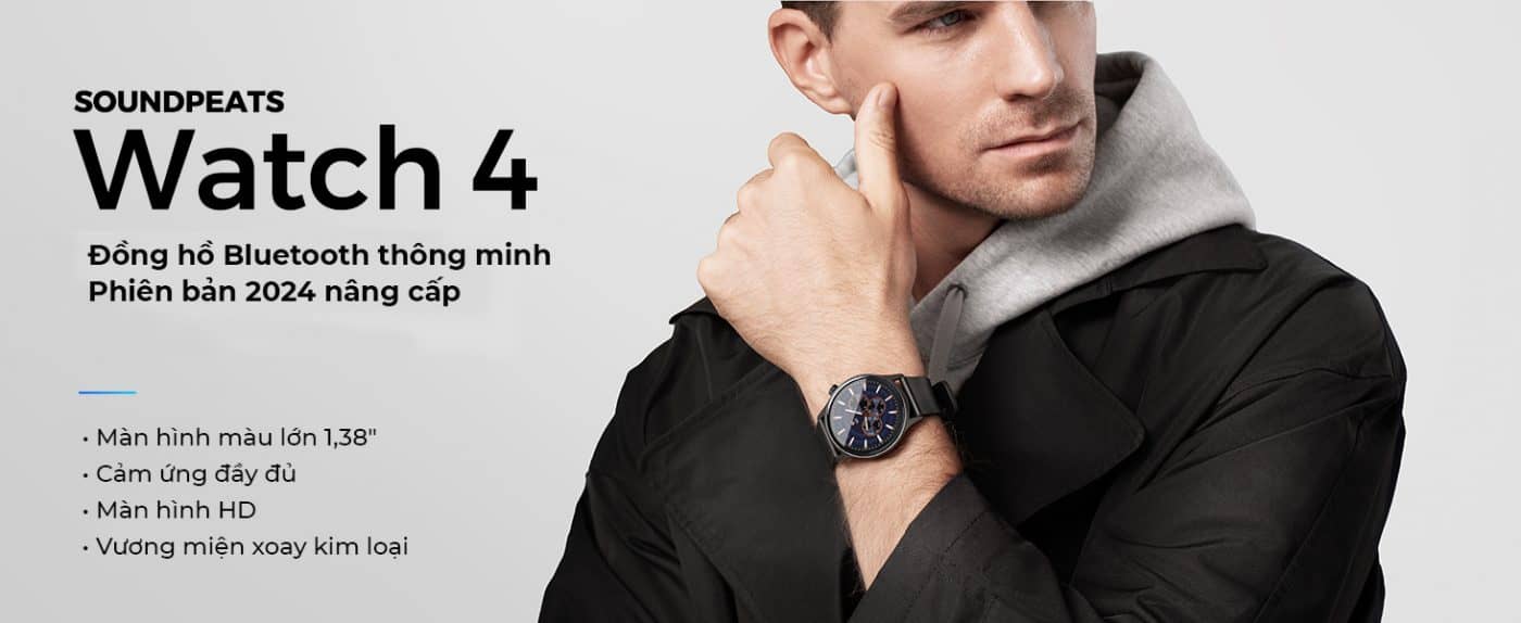 Đồng hồ thông minh SoundPEATS Watch 4