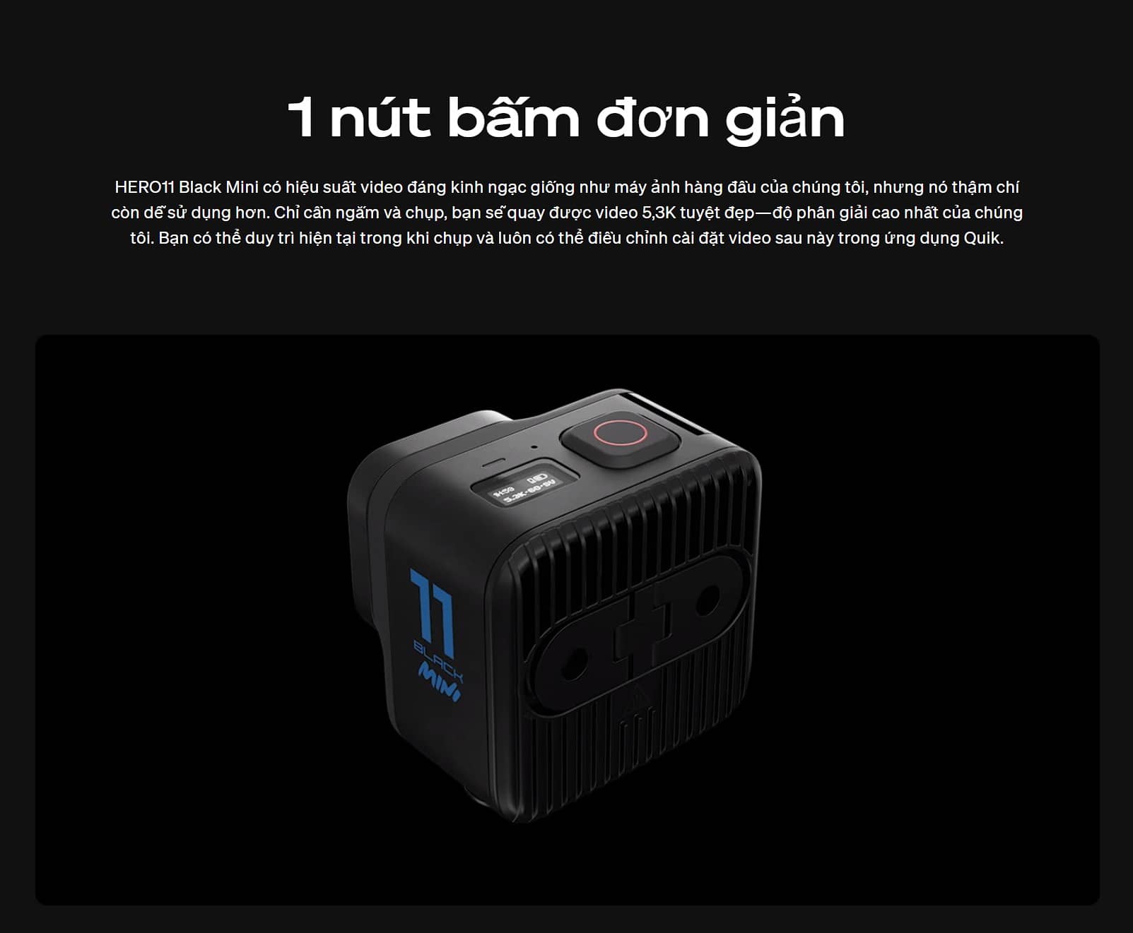 Camera hành động GoPro Hero 11 Mini