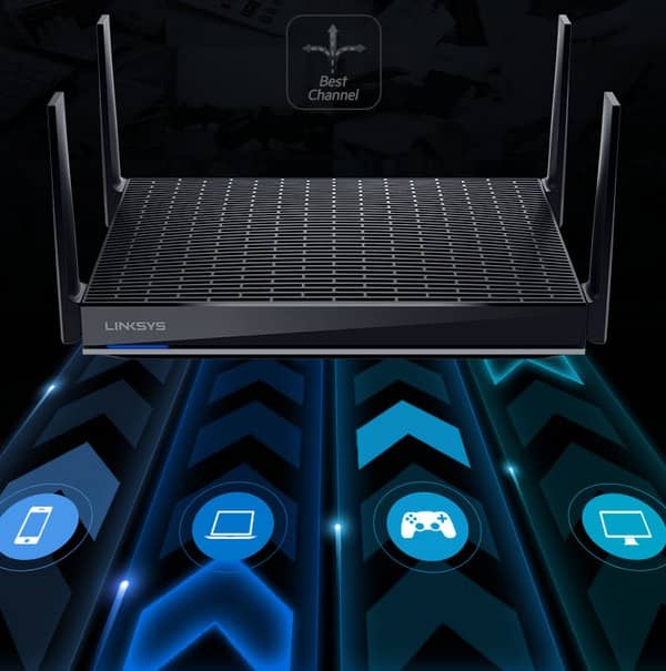 Bộ phát wifi 6 Linksys MR9600-AH (Chuẩn AX/AX6000Mbps/Wifi Mesh/45 User) - Cũ đẹp (Full box) 5