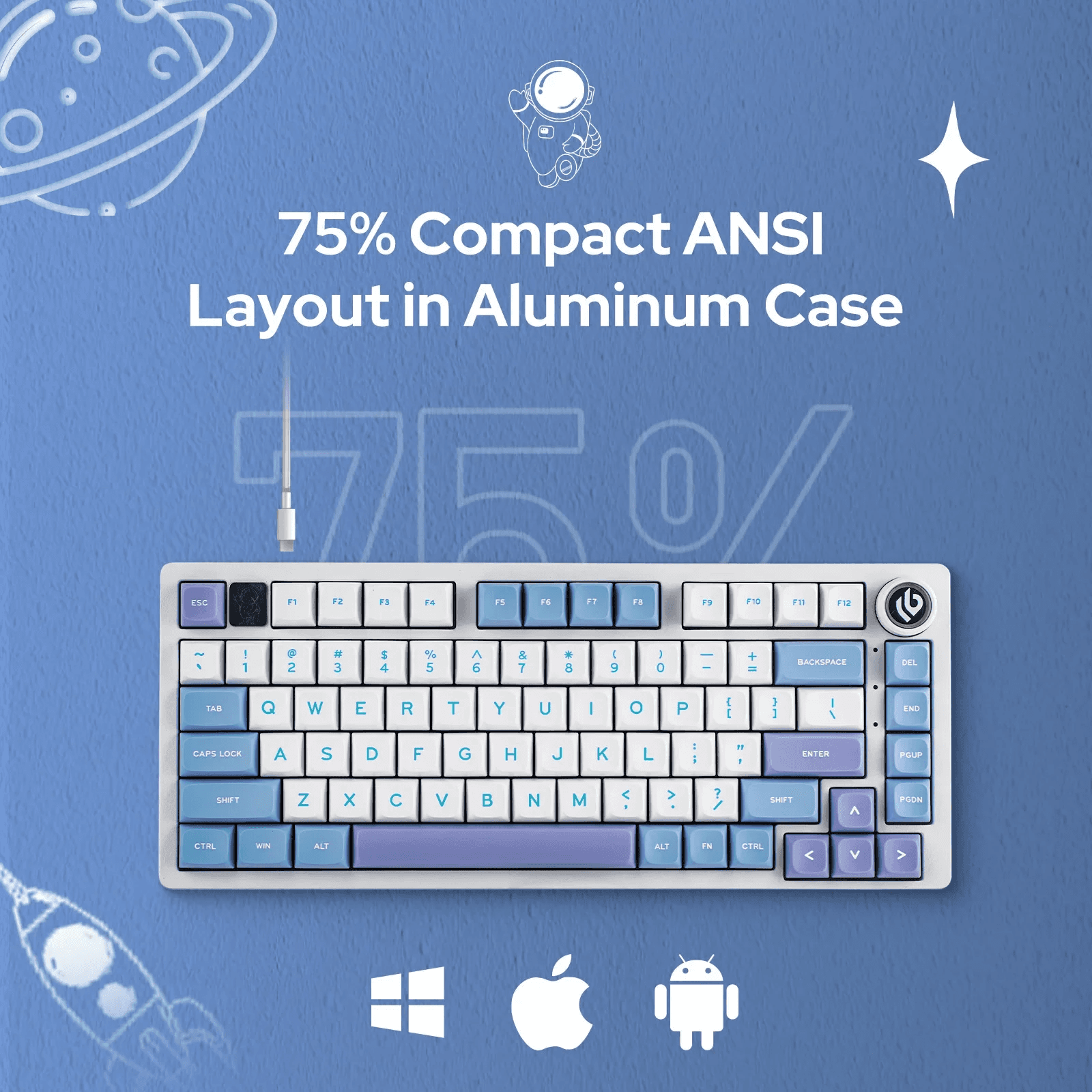 Bàn phím cơ LEOBOG Hi75 2