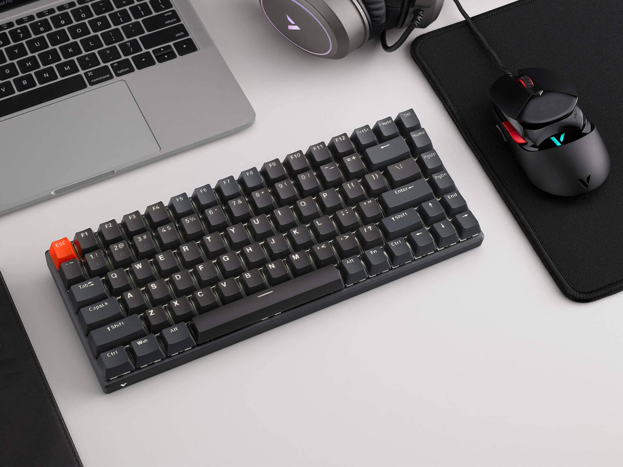 Bàn phím cơ không dây Rapoo V700-A8 Multimode DARK GREY 1