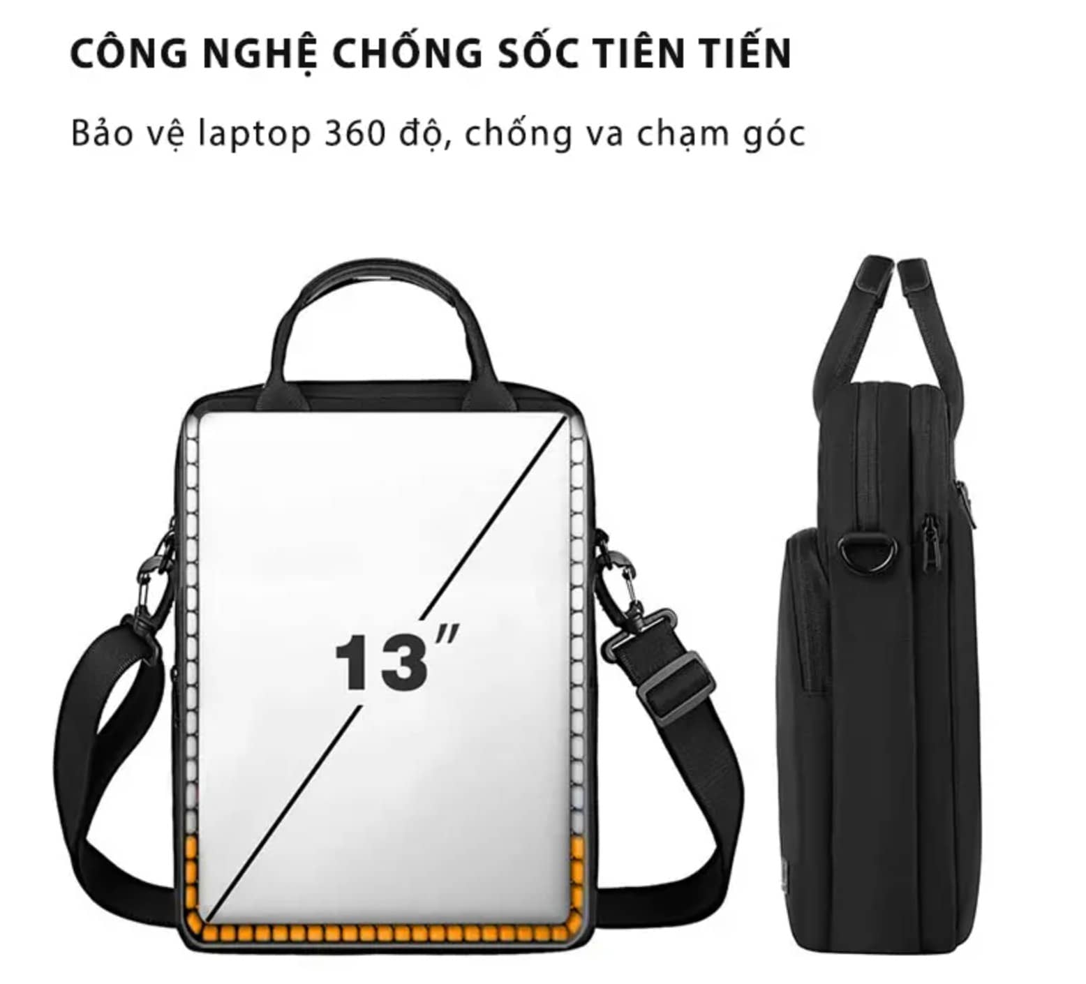 Túi đeo dọc WiWU Alpha Vertical Double Layer