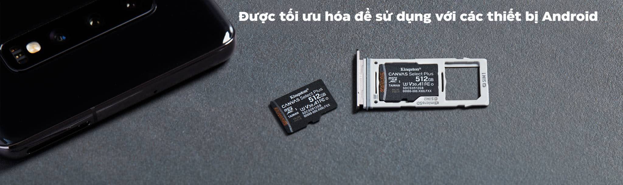 Thẻ Nhớ Kingston 64GB Micro SD 100R Class 10 SDCS2/64GBSP (Không Adapter)