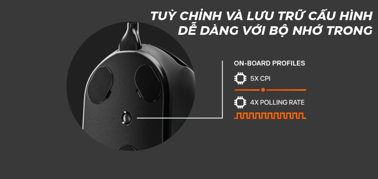 Chuột không dây Steelseries Prime Mini Wireless (62426) (USB) 7