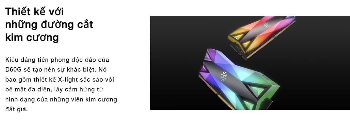 Ram Desktop Adata XPG Spectrix D60G RGB