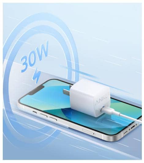 Củ sạc Anker 313 GaN II 1C 30W màu đen (black) B2B_A2639J11-1 3