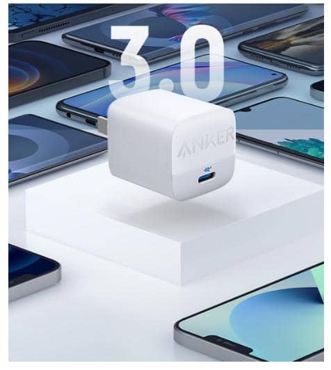 Củ sạc Anker 313 GaN II 1C 30W màu đen (black) B2B_A2639J11-1 4