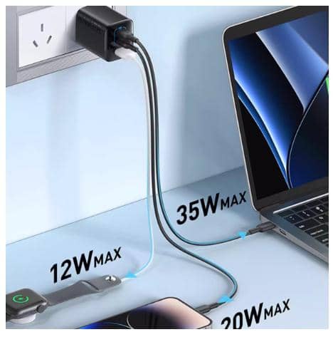 Củ sạc Anker 336 2C1A 67W Đen (Black) B2B_A2674W11 4