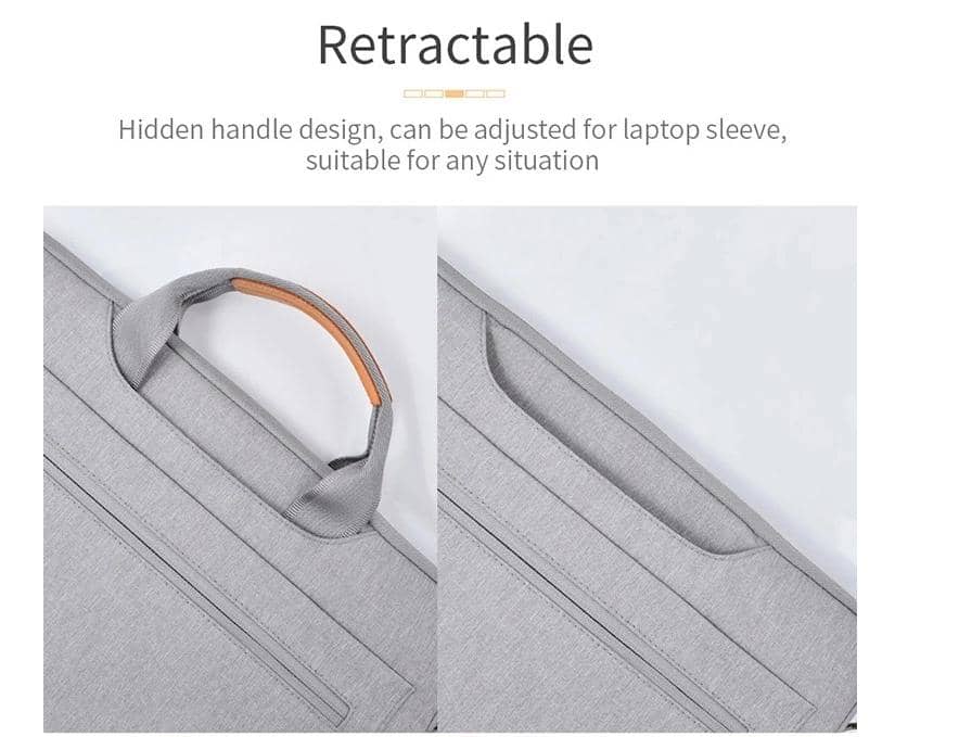 Cặp Laptop chống sốc WiWu Pioneer Handbag 14 inch màu đen 3