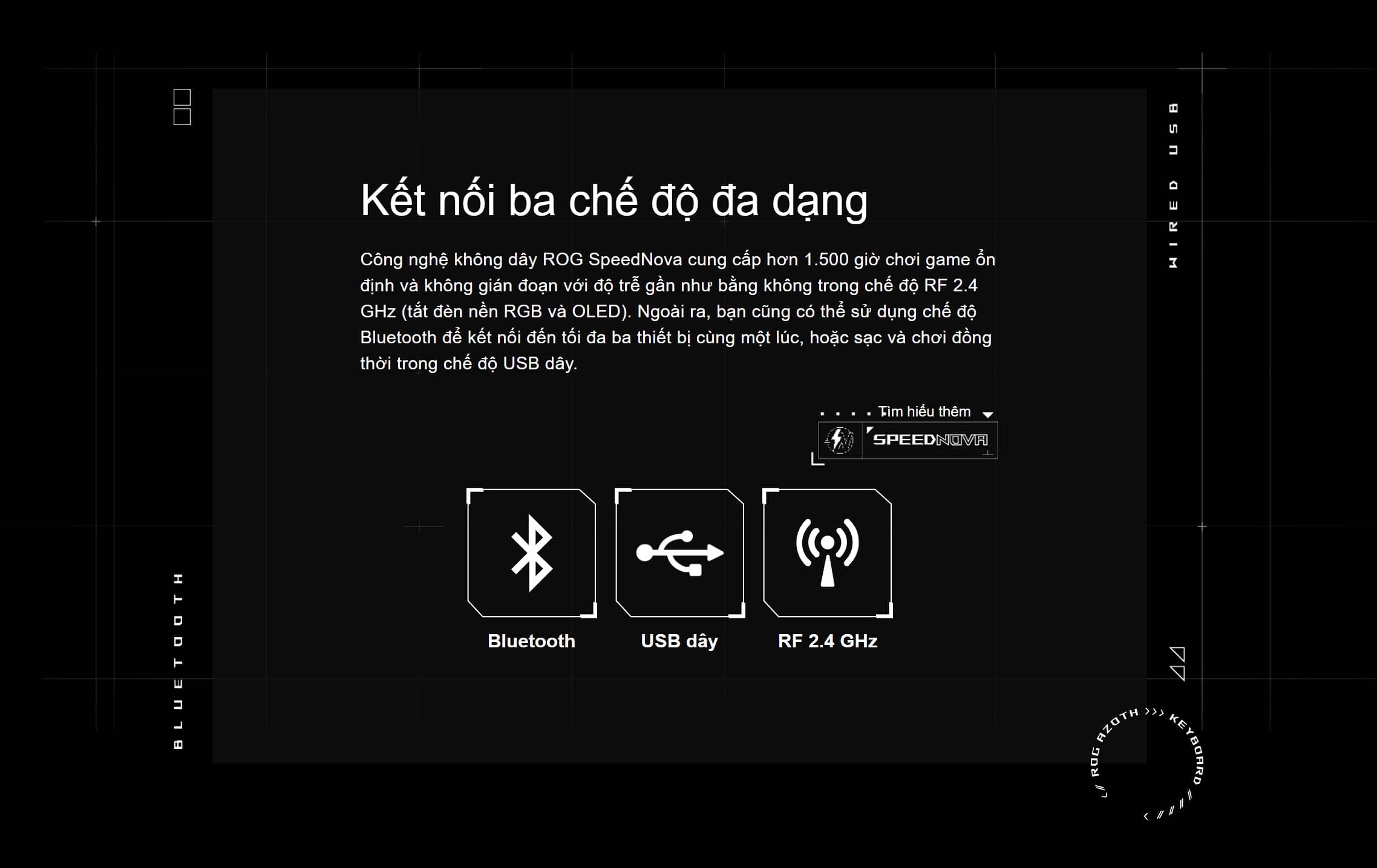 Bàn phím Gaming Asus ROG Strix Scope II 96 WL NX SM _ 90MP037B-BKUA00 4