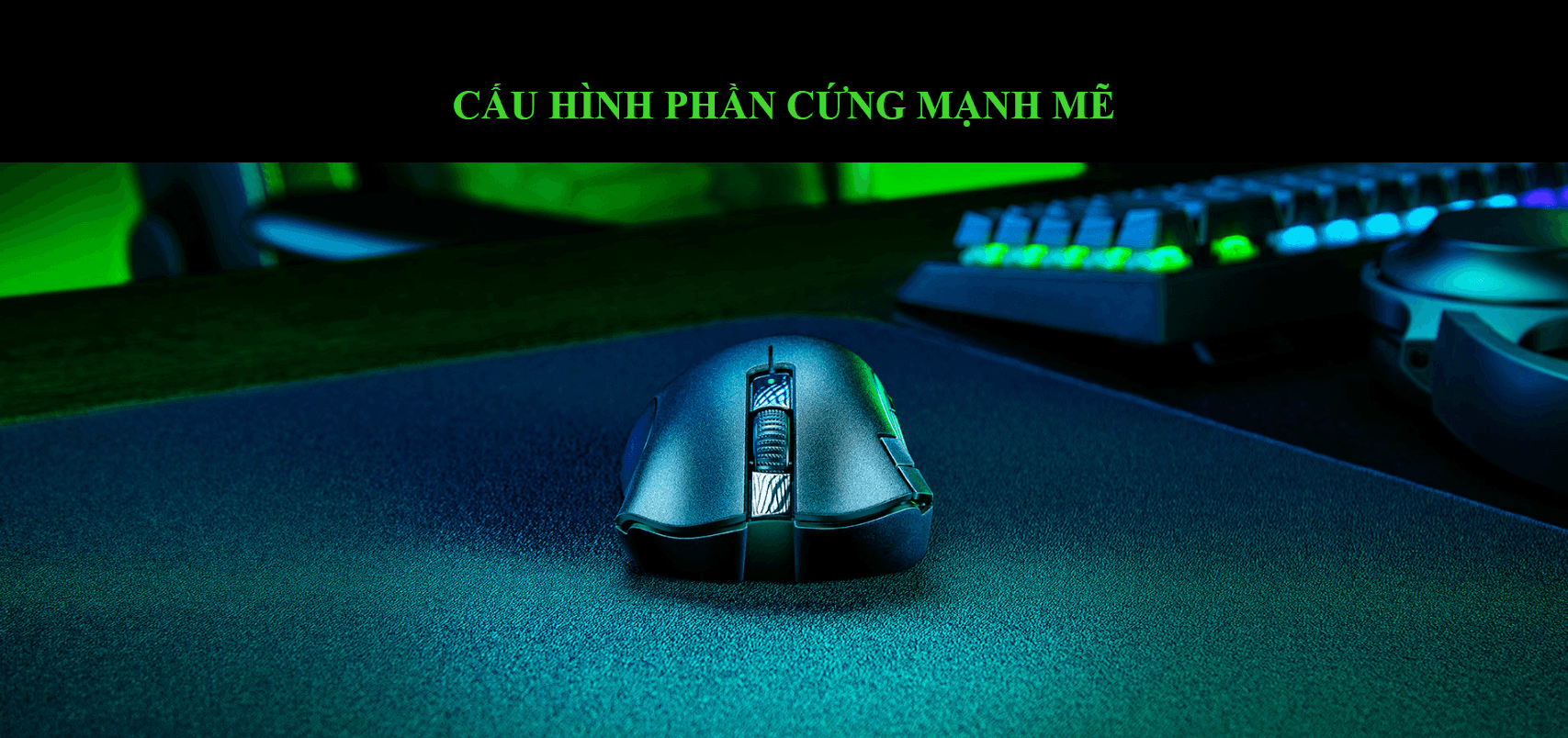 Chuột Razer DeathAdder V2 X HyperSpeed-Wireless Ergonomic (RZ01-04130100-R3A1) 6