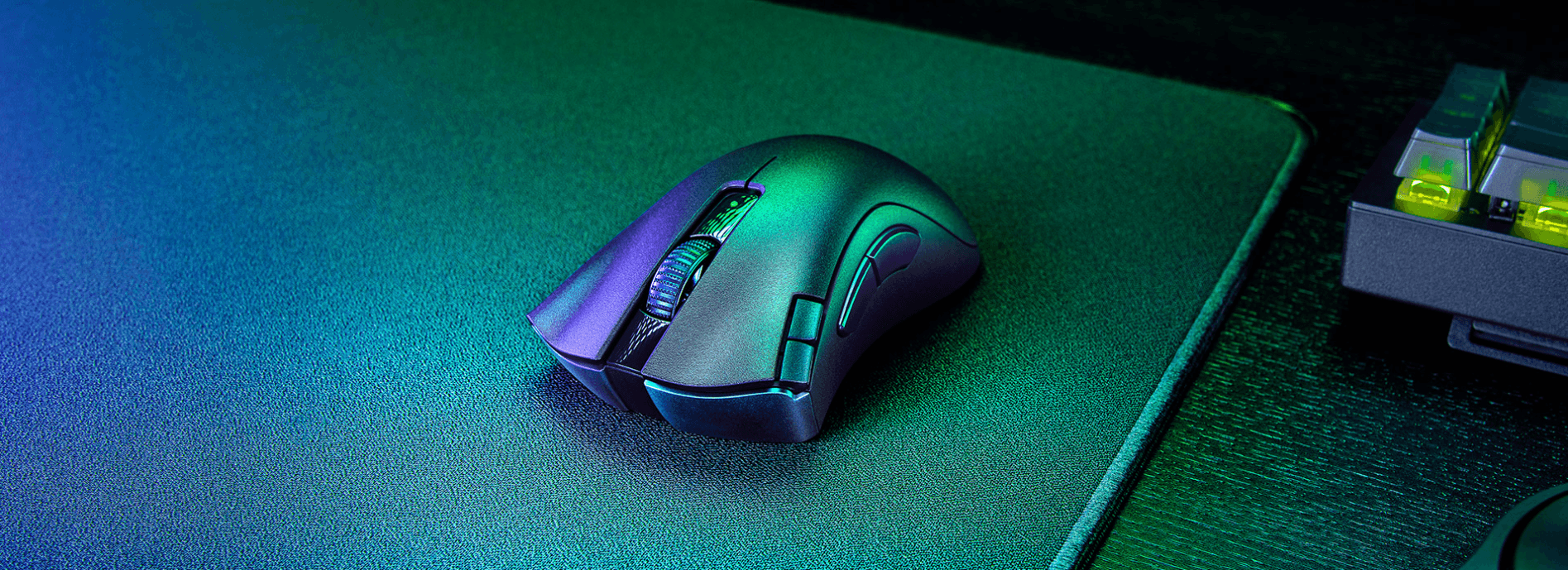 Chuột Razer DeathAdder V2 X HyperSpeed-Wireless Ergonomic (RZ01-04130100-R3A1) 1