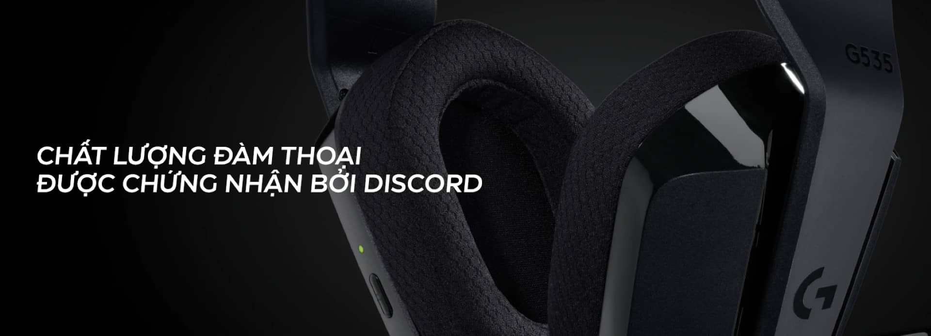 Tai nghe không dây Logitech G535 Lightspeed wireless Black