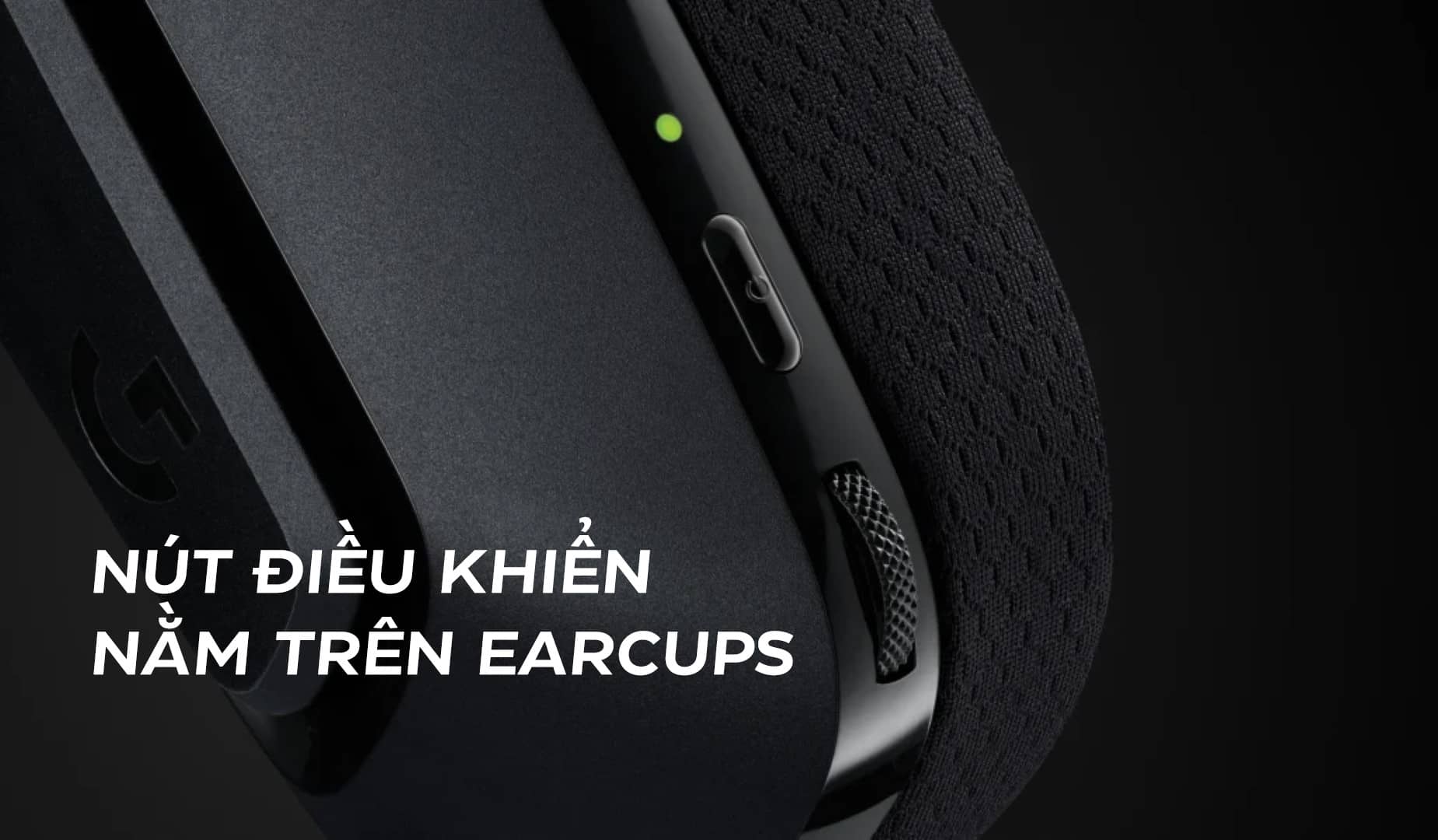 Tai nghe không dây Logitech G535 Lightspeed wireless Black