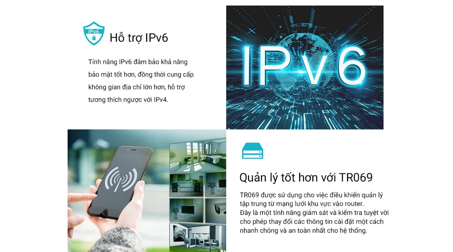 Bộ phát wifi 6 Totolink X2000R Wifi 6 Chuẩn AX1500