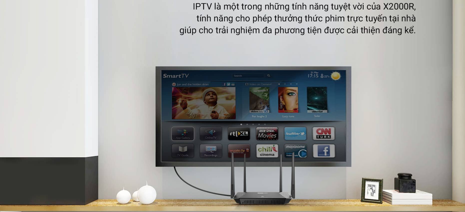 Bộ phát wifi 6 Totolink X2000R Wifi 6 Chuẩn AX1500