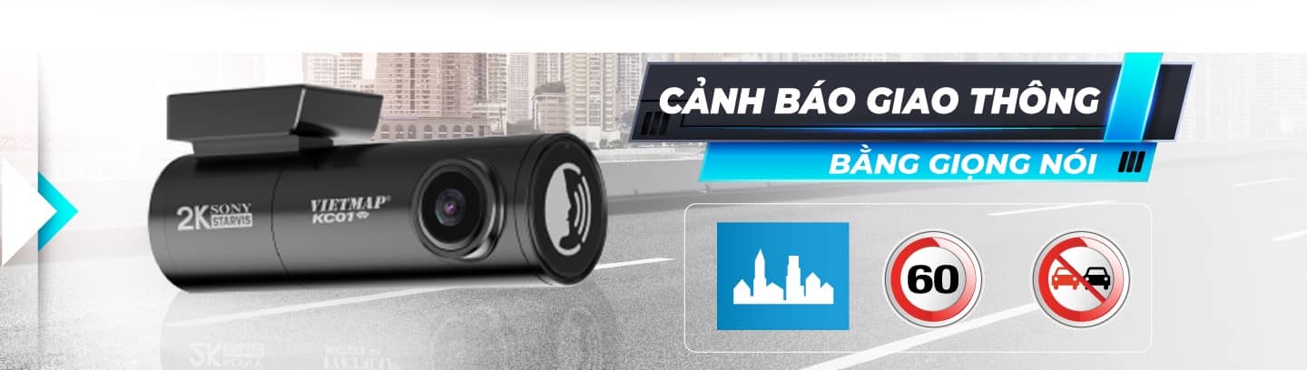 Camera hành trình VietMap KC01 ( bao gồm Camera trước và sau)