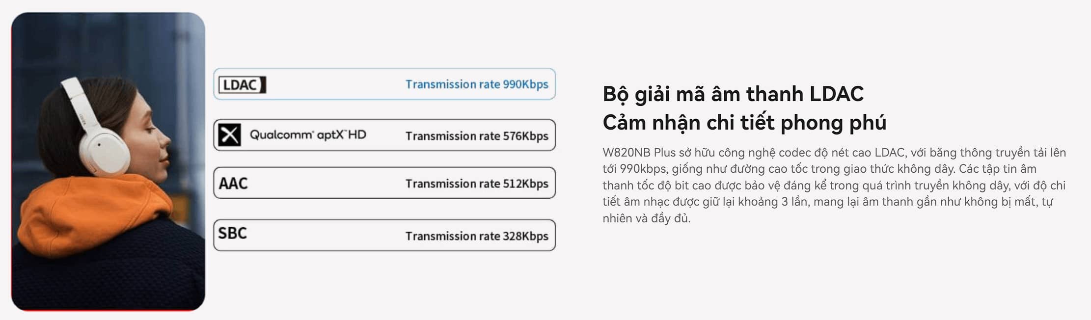 Tai nghe Bluetooth chụp tai Edifier W820NB Plus Xanh Dương 5